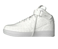 Louis Vuitton Louis Vuitton X Air Force 1 Mid Triple Whit