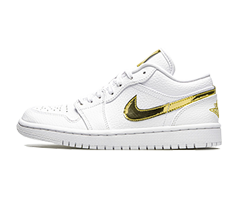 Jordan Low SE - White Metallic Gold