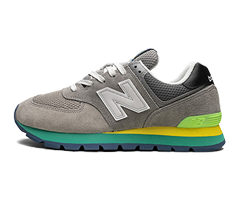 New Balance Rugged Grey Yellow Emerald