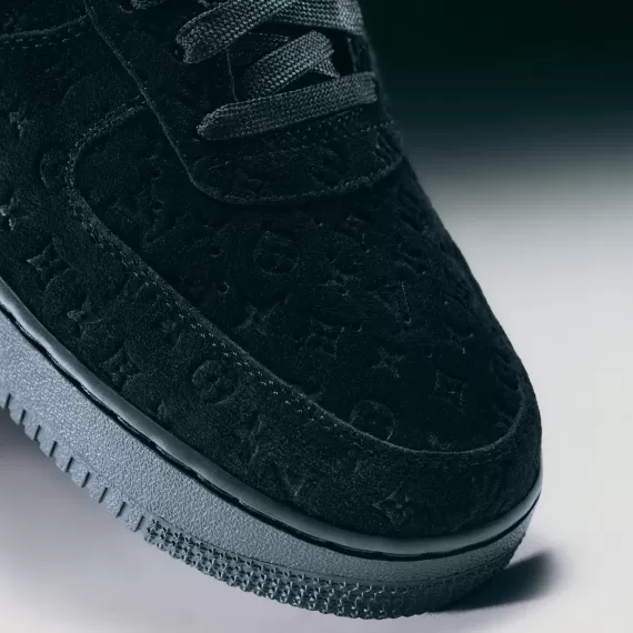 Louis Vuitton And Nike Air Force 1 By Virgil Abloh - Black - Anthracite