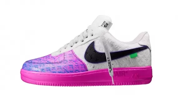 Louis Vuitton X Air Force 1 Low Pink