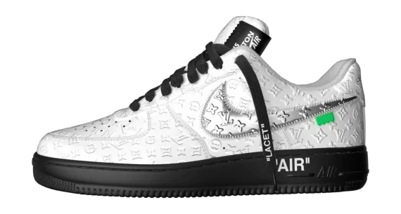 Louis Vuitton X Air Force 1 Low White & Black