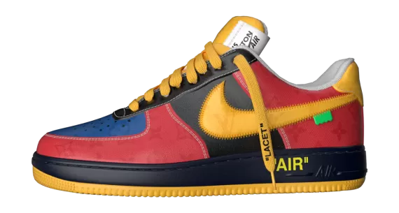 Louis Vuitton and Nike Air Force 1 by Virgil Abloh Low Multicolour