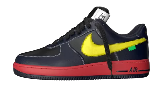 Louis Vuitton X Air Force 1 Low Dark Blue