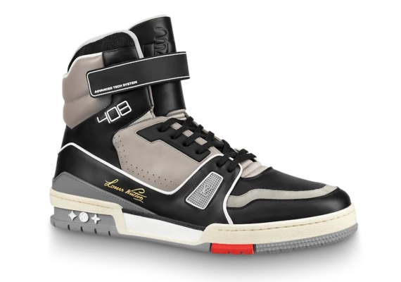 LV Trainer Sneaker Boot Black