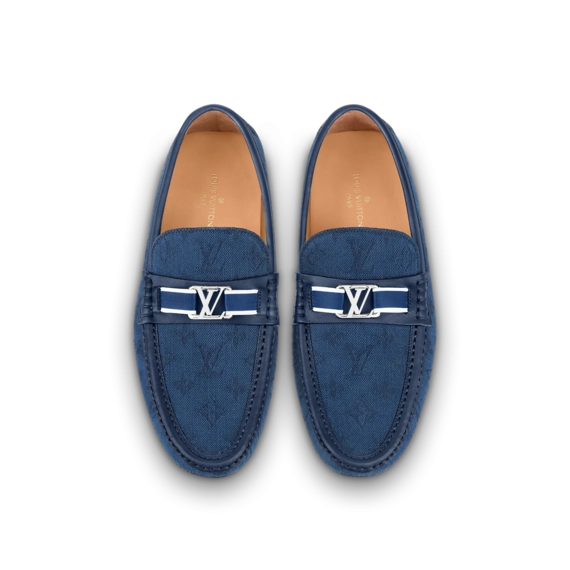 Louis Vuitton Hockenheim Mocassin Navy Blue