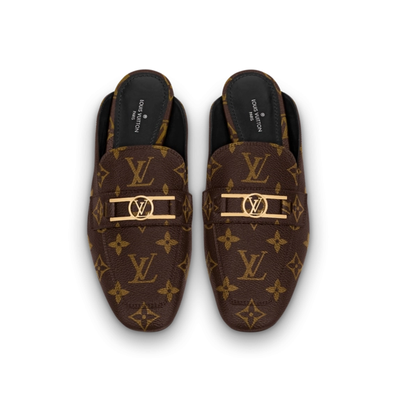 Louis Vuitton Upper Case Flat Open Back Loafer