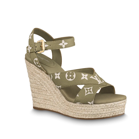 Louis Vuitton Starboard Wedge Sandal