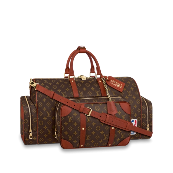 LVxNBA Keepall Trio Pocket