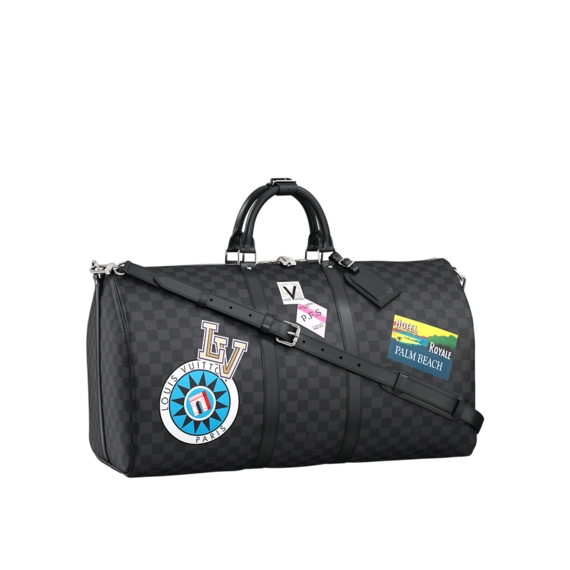 Louis Vuitton Keepall Bandouliere 55 MY LV WORLD TOUR