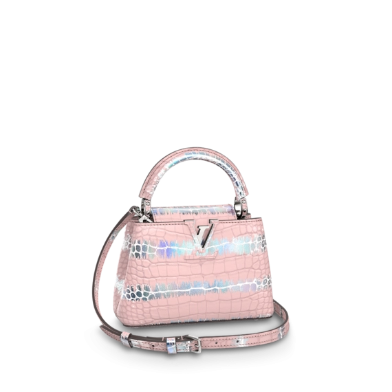 Louis Vuitton Capucines Mini Pink / Silver