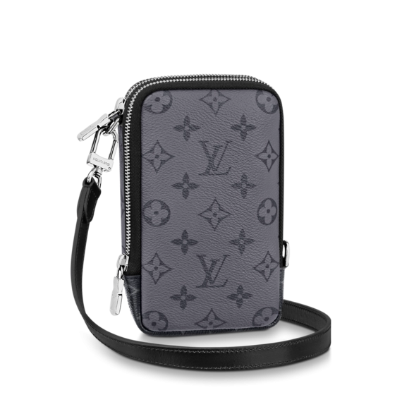 Louis Vuitton Double Phone Pouch Gray