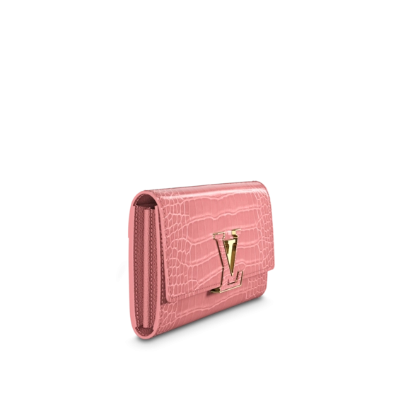 Louis Vuitton Capucines Wallet Rose Tourmaline Pink