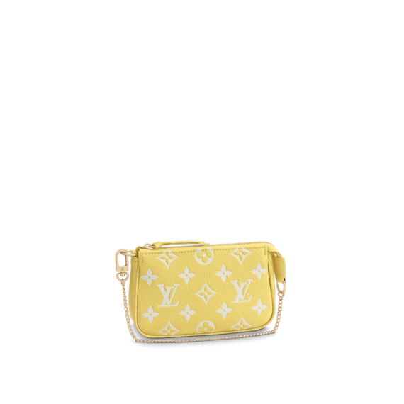 Louis Vuitton Mini Pochette Accessoires Lemon Curd Yellow