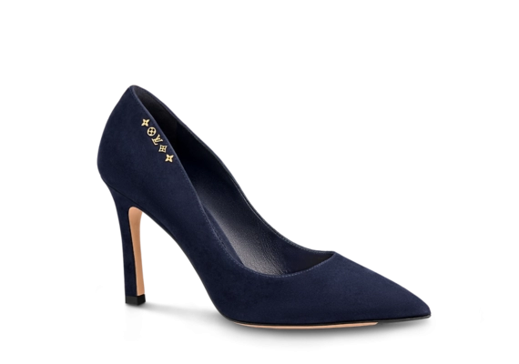 Louis Vuitton Signature Pump Navy Blue