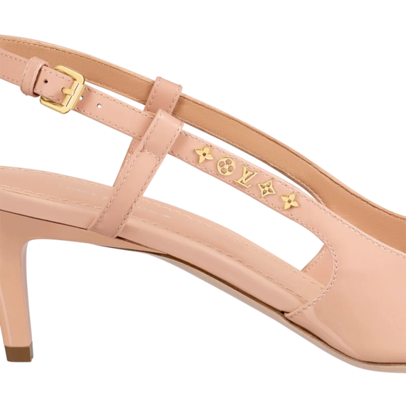 Louis Vuitton Signature Slingback Pump Nude Pink