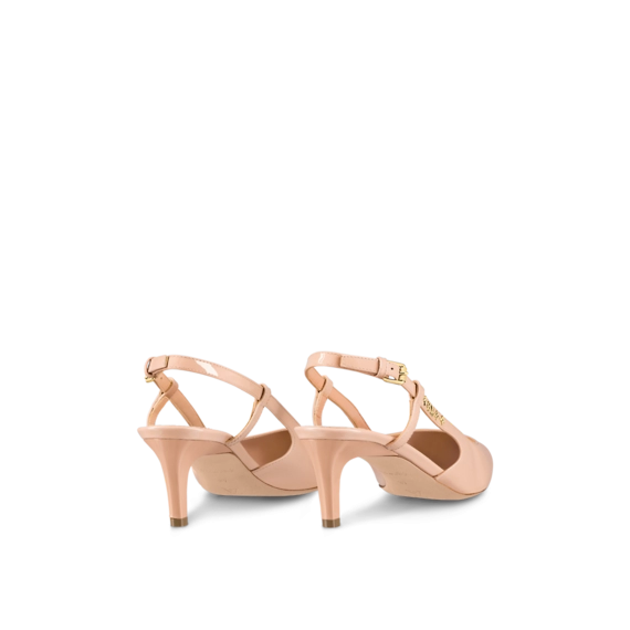 Louis Vuitton Signature Slingback Pump Nude Pink