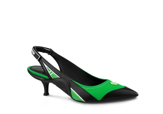 Louis Vuitton Archlight Slingback Pump Green