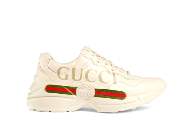 Gucci Rhyton Logo Leather Sneaker