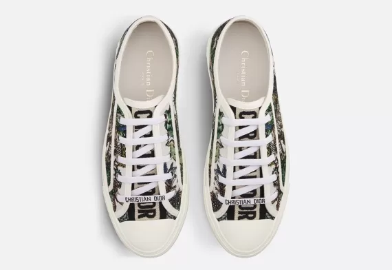 WALK'N'DIOR Sneaker White Multicolor With Étoile de Voyage Motif