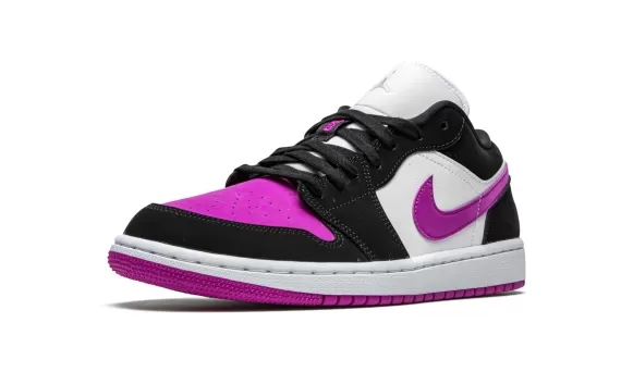 Air Jordan 1 Low - Black/ Cactus Flower