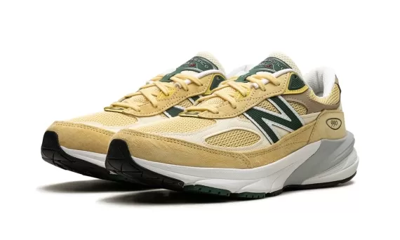 990 - Pale Yellow/Forest Green