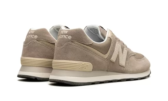 574 Beige / White