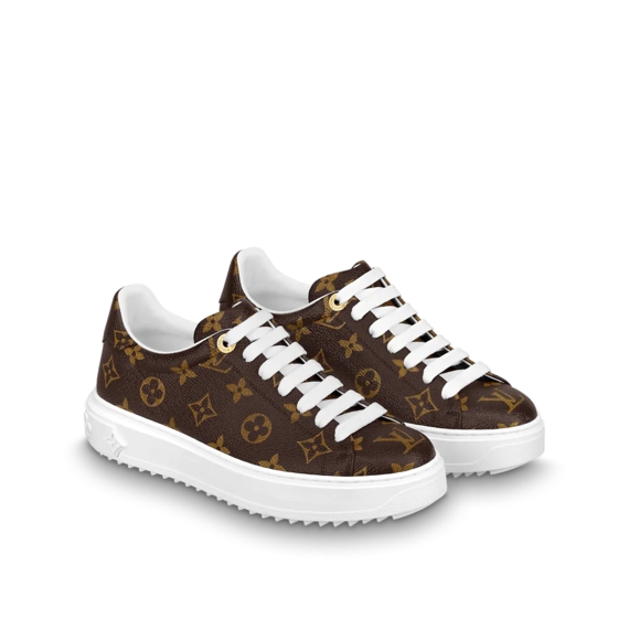 Louis Vuitton Time Out Sneaker Cacao Brown