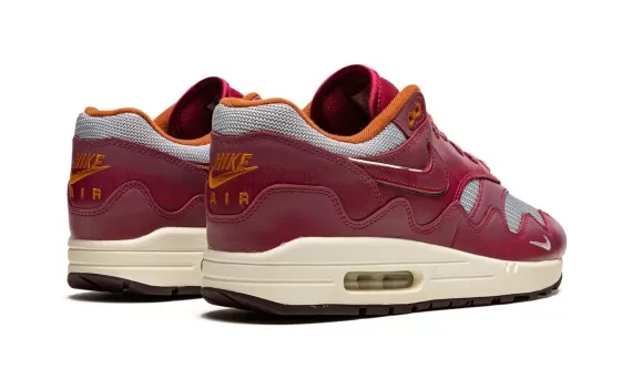 Air Max 1 Patta - Rush Maroon