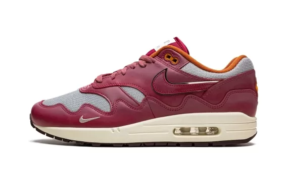 Air Max 1 Patta - Rush Maroon