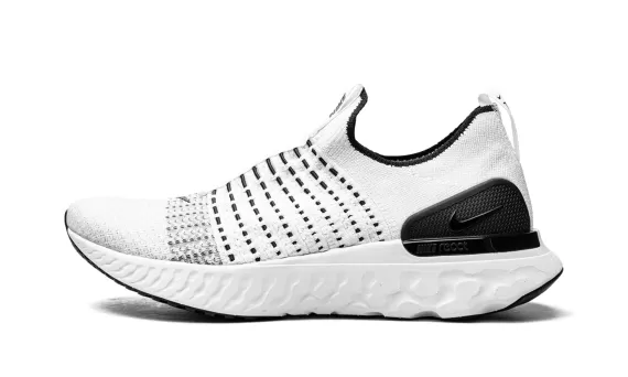 React Phantom Run Flyknit - White/Black/Pure Platinum