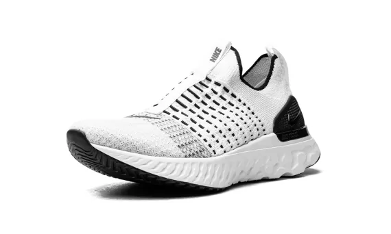 React Phantom Run Flyknit - White/Black/Pure Platinum