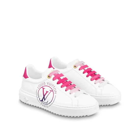 Louis Vuitton Time Out Sneaker Fuchsia Pink