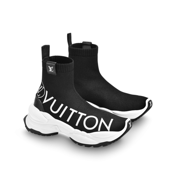 Louis Vuitton Run 55 Sneaker Boot Black